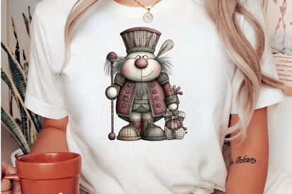 Cute Christmas Characters Clipart PNG