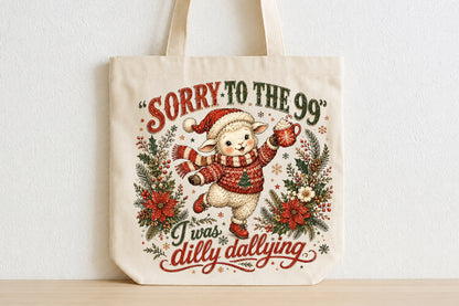 Funny Christmas Lamb PNG