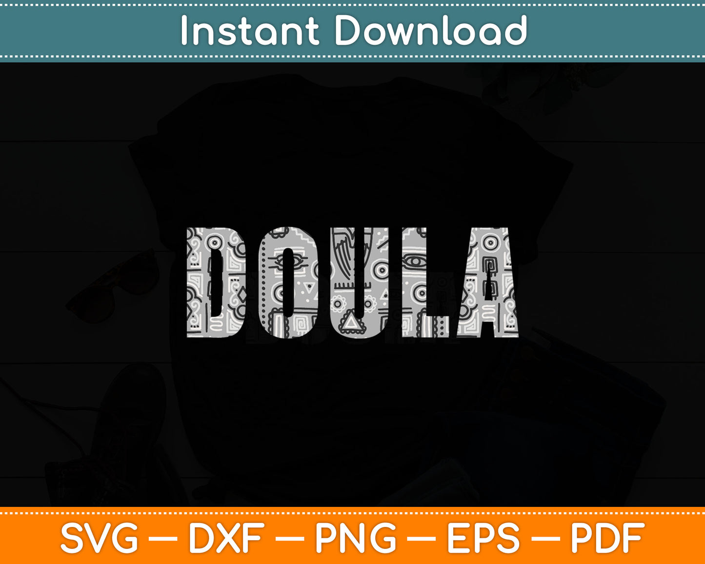 Cute Doula Life Floral Accent Gift Idea Doula Svg Digital Cutting File