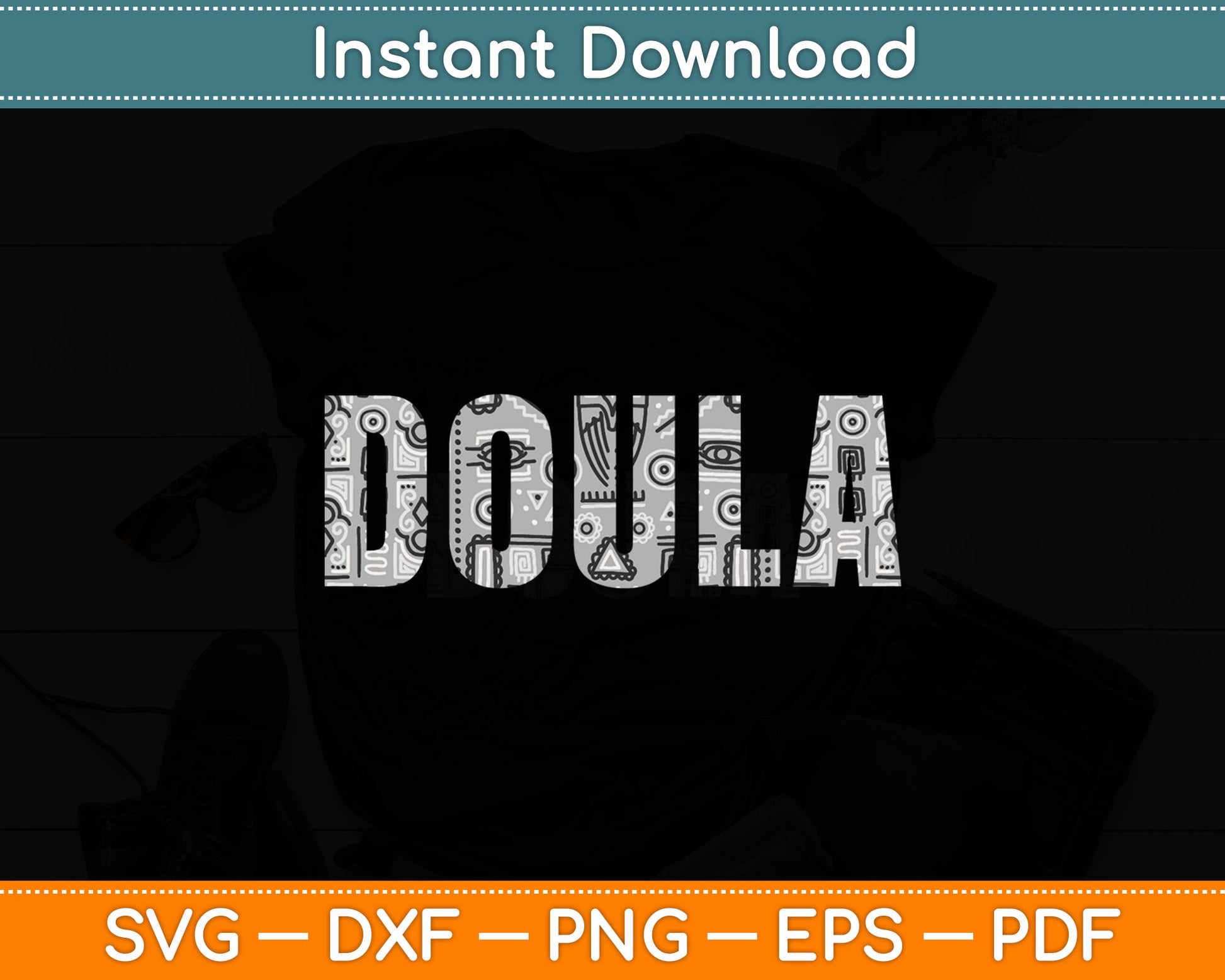 Cute Doula Life Floral Accent Gift Idea Doula Svg Digital Cutting File