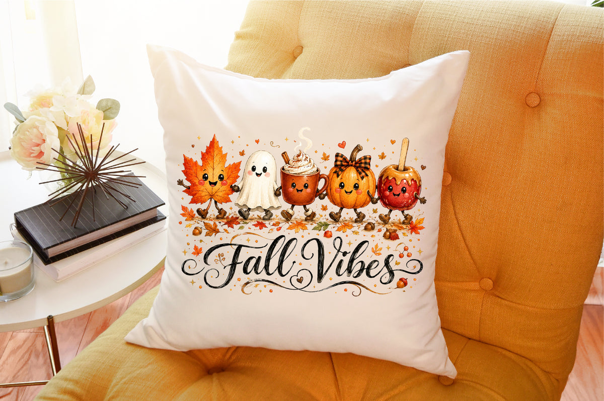 Cute Fall Vibes PNG