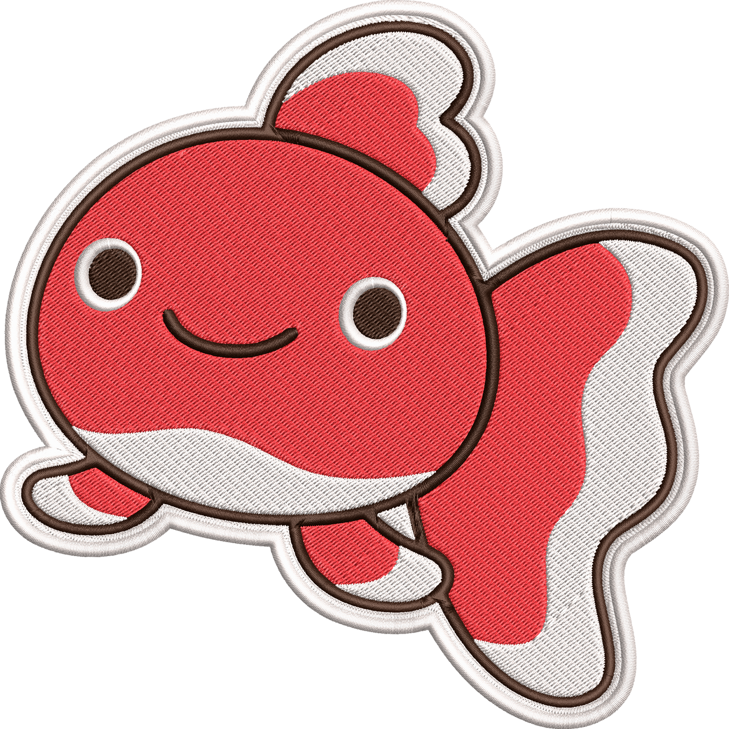 Cute Fish Embroidery Design, Adorable Kawaii Fish Machine Embroidery Pattern, Colorful Ocean Fish Embroidery Design