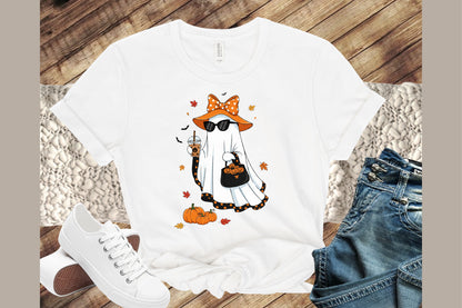 Cute Halloween Ghost PNG