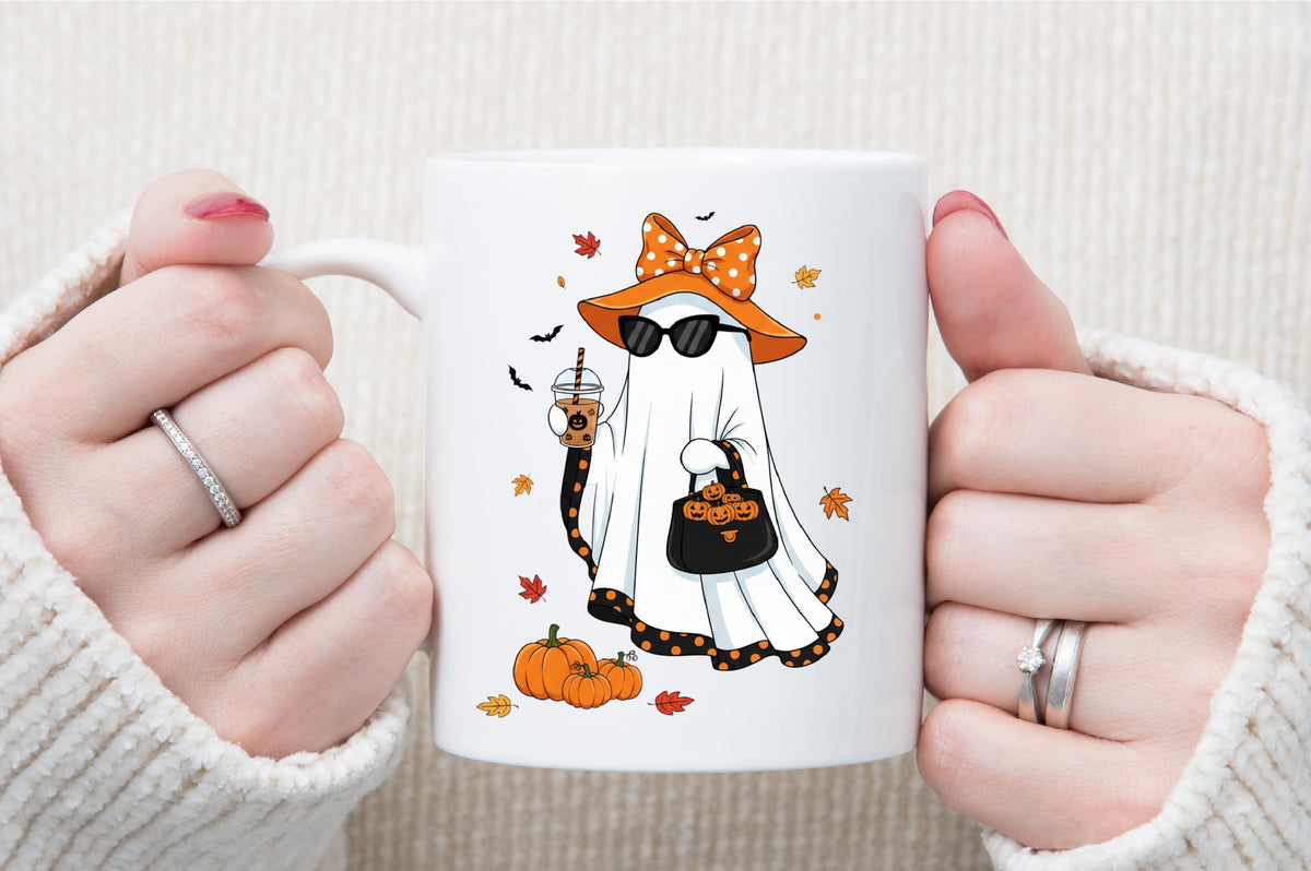 Cute Halloween Ghost PNG