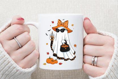 Cute Halloween Ghost PNG