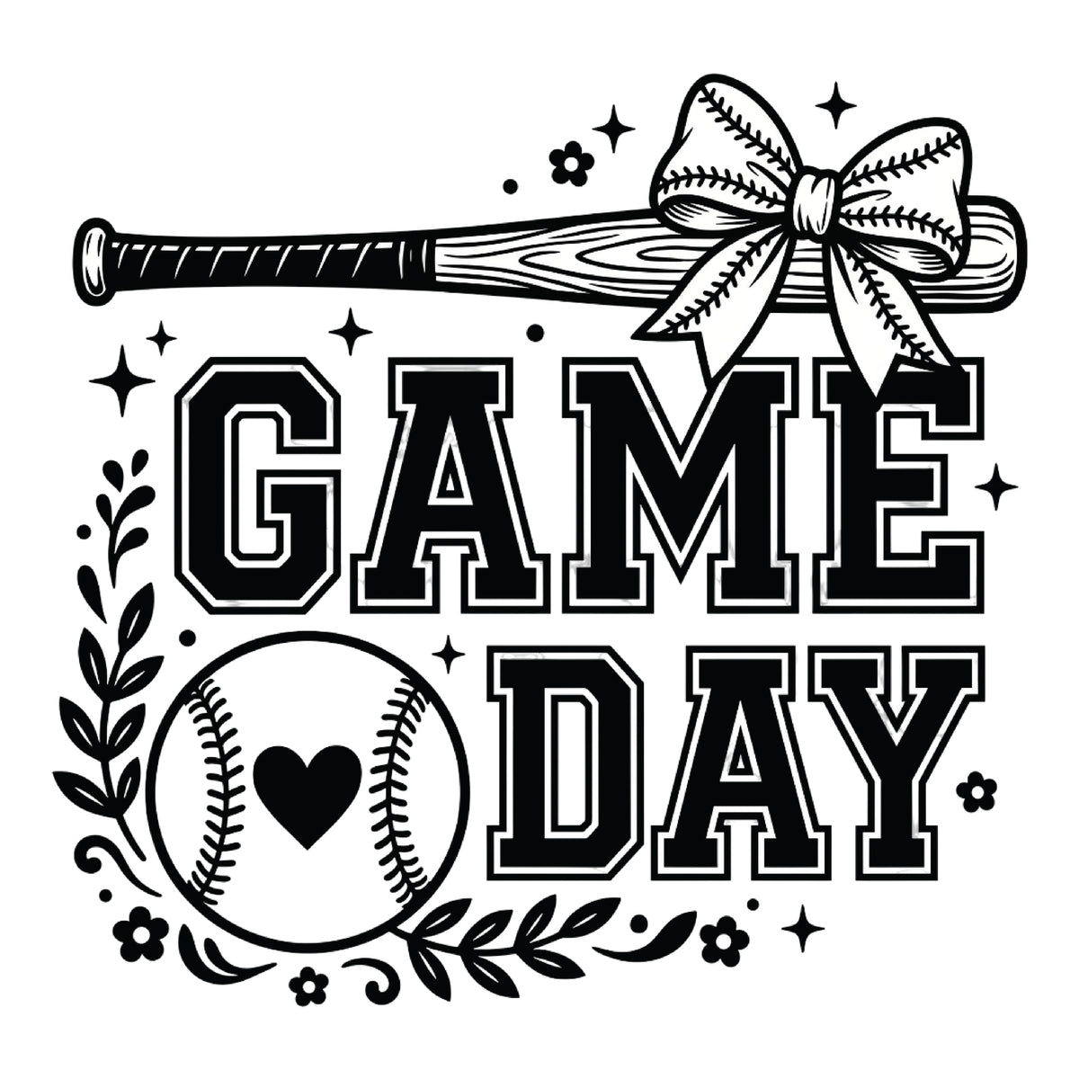 Game Day Baseball Mom PNG
