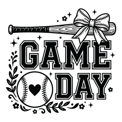 Game Day Baseball Mom PNG