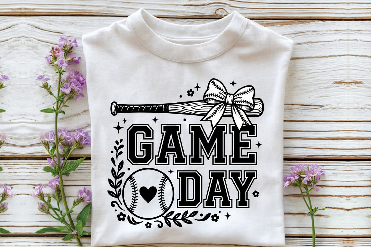 Game Day Baseball Mom PNG
