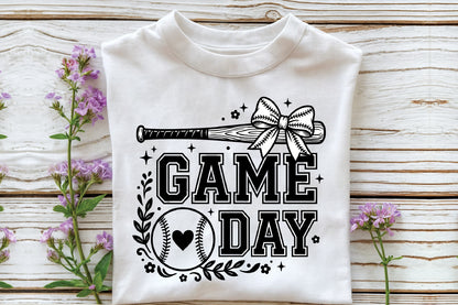 Game Day Baseball Mom PNG