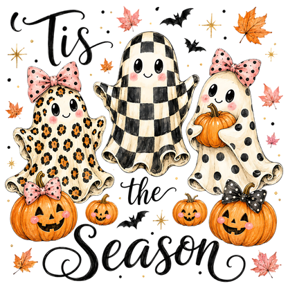 Cute Ghost Pumpkin Halloween PNG