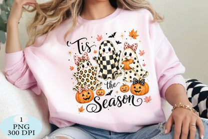 Cute Ghost Pumpkin Halloween PNG