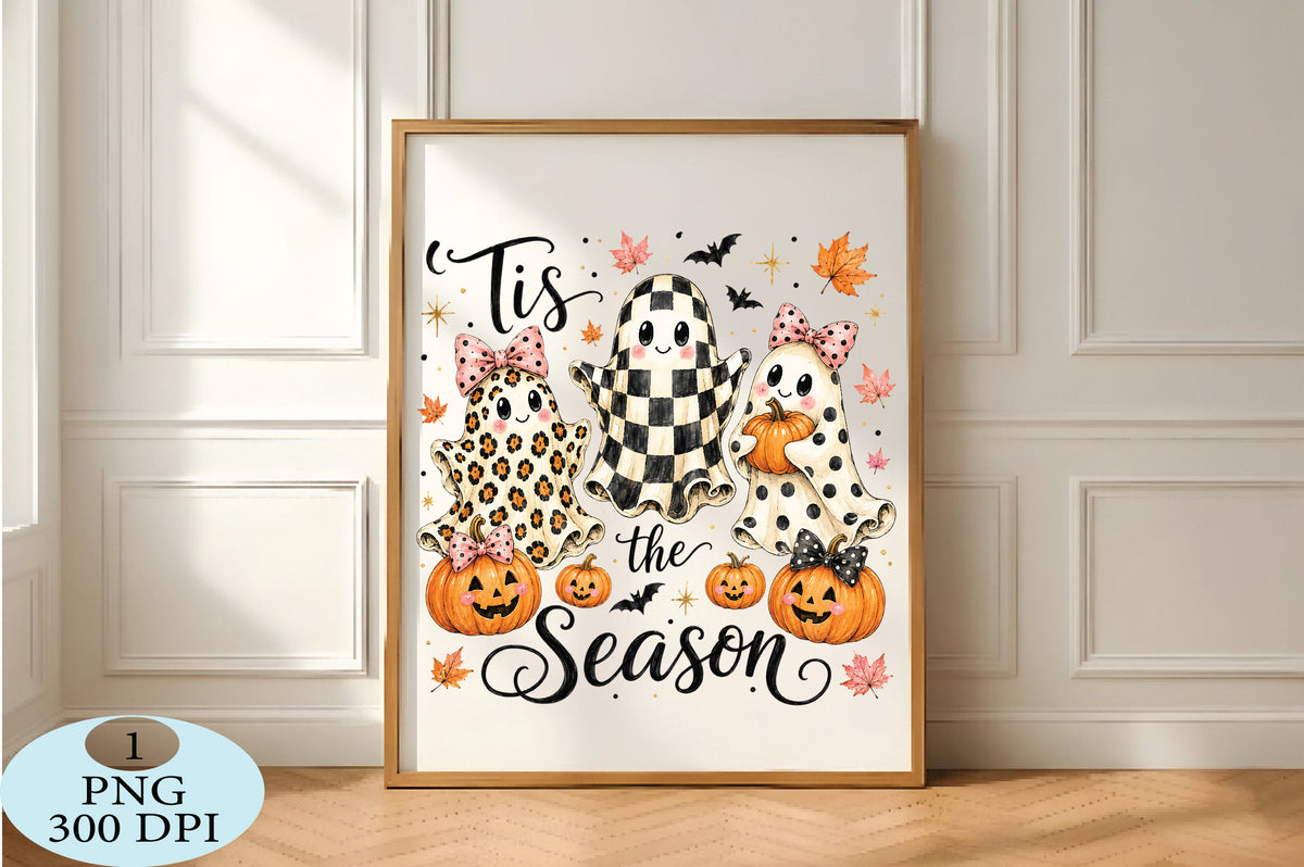 Cute Ghost Pumpkin Halloween PNG