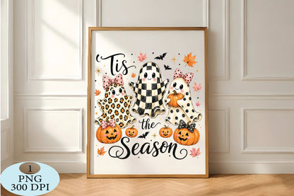Cute Ghost Pumpkin Halloween PNG
