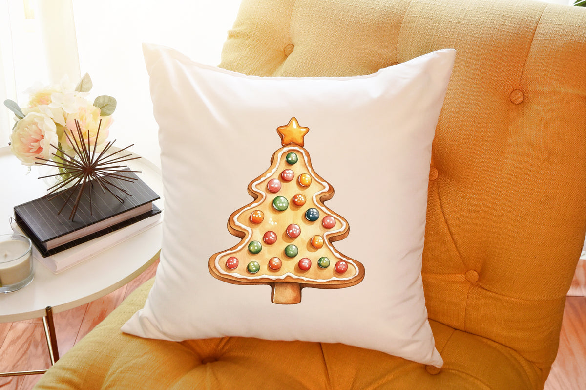 Cute Gingerbread Christmas Clipart PNG Bundle Commercial Use