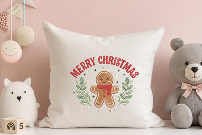 Cute Gingerbread Christmas Embroidery