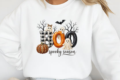 Cute Halloween BOO PNG Bundle