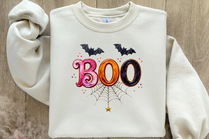 Cute Halloween BOO PNG Bundle