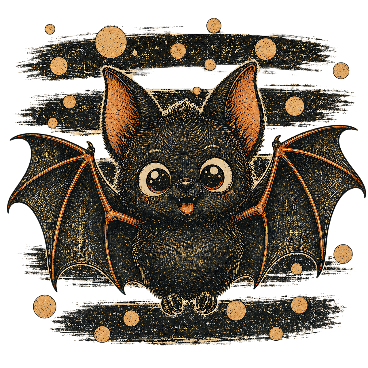 Cute Halloween Bat Spooky Bat PNG