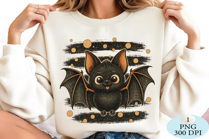 Cute Halloween Bat Spooky Bat PNG