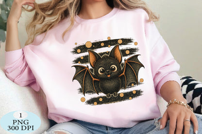 Cute Halloween Bat Spooky Bat PNG