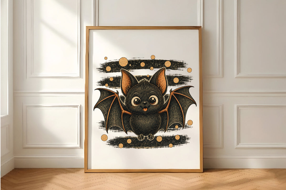 Cute Halloween Bat Spooky Bat PNG