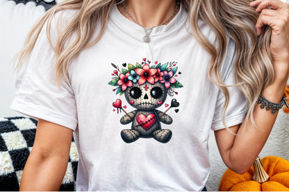 Cute Halloween Clipart Bundle Gothic Voodoo Doll PNG