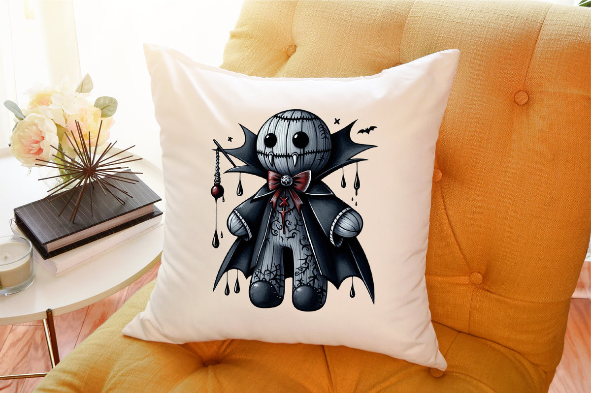 Cute Halloween Clipart Bundle Gothic Voodoo Doll PNG