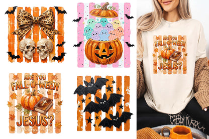 Cute Halloween PNG Bundle – Spooky Fall Designs