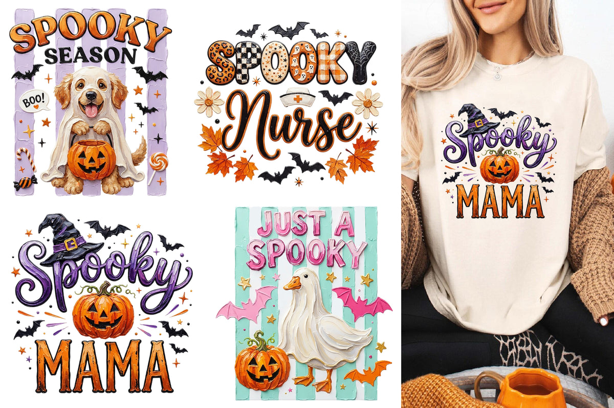 Cute Halloween PNG Bundle