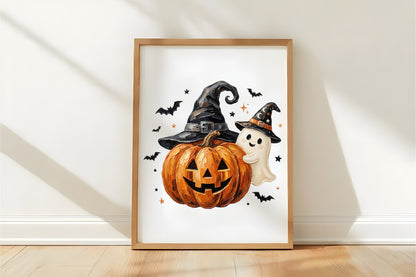 Cute Halloween Pumpkin PNG Bundle