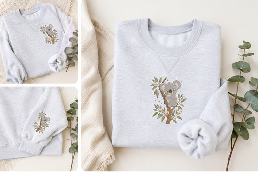 Cute Koala Embroidery Design