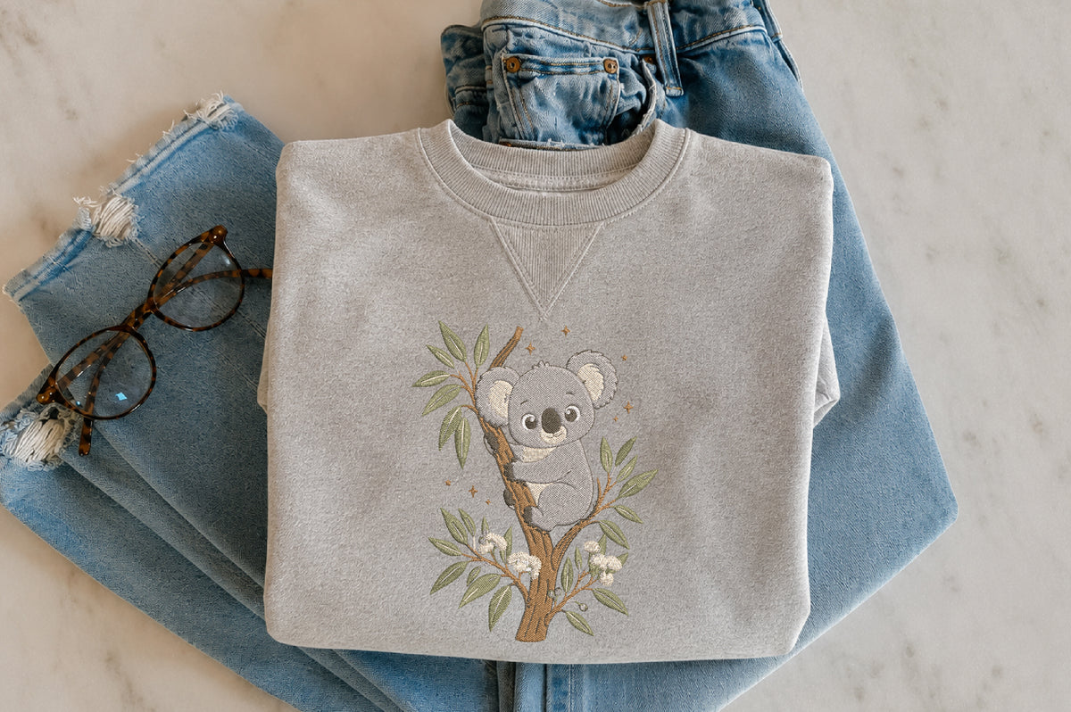 Cute Koala Embroidery Design