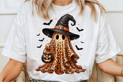 Leopard Halloween Ghost PNG
