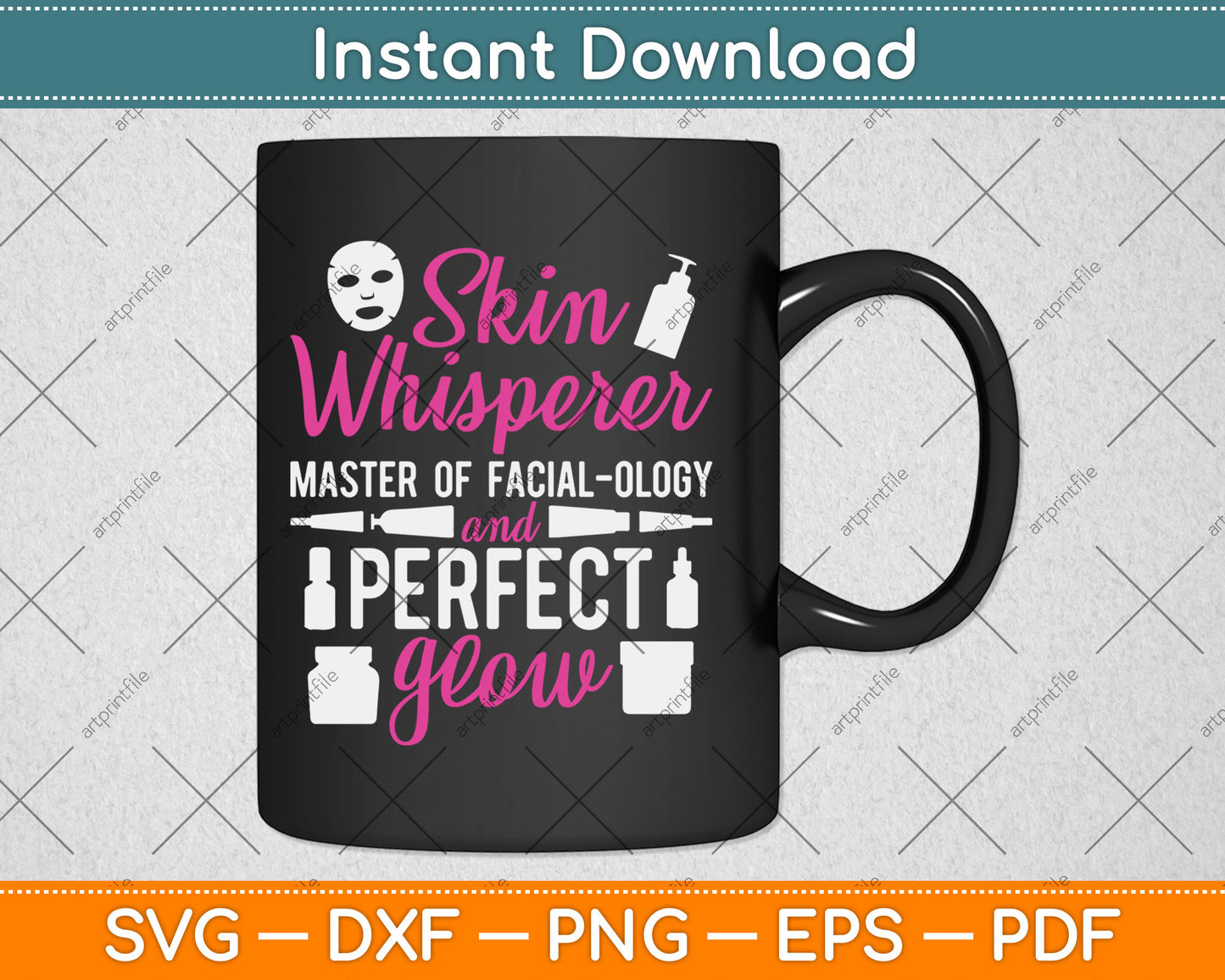 Cute Licensed Esthetician Skincare Beautician Skin Therapist Svg Digital Cutting File