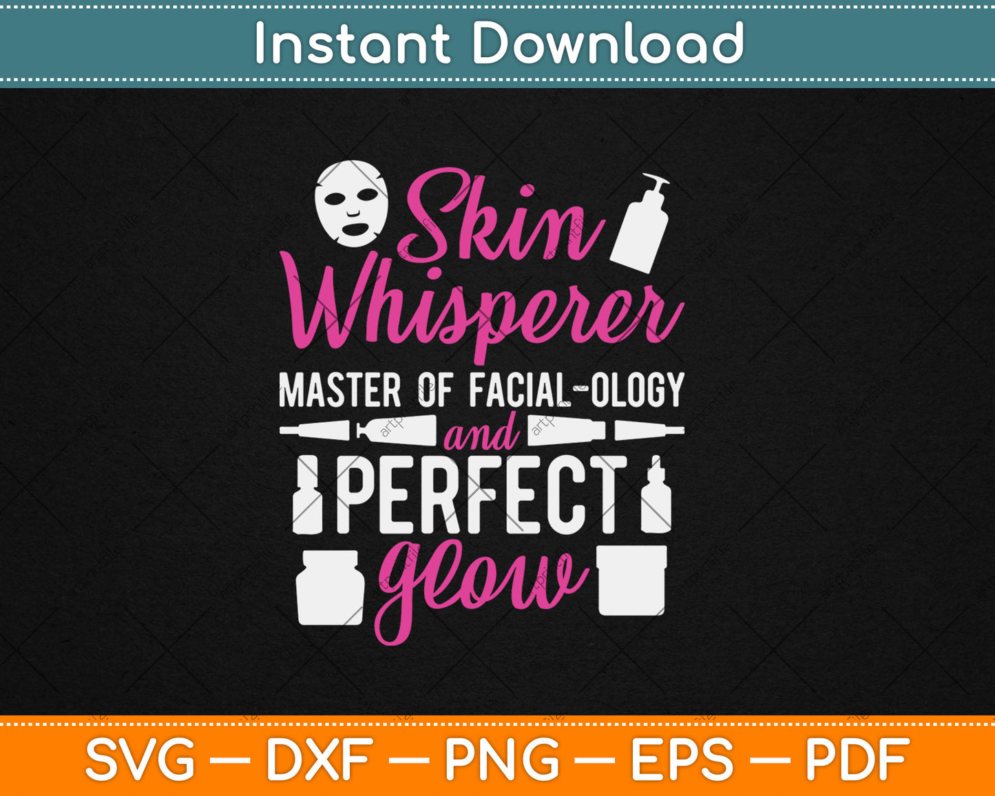 Cute Licensed Esthetician Skincare Beautician Skin Therapist Svg Digital Cutting File