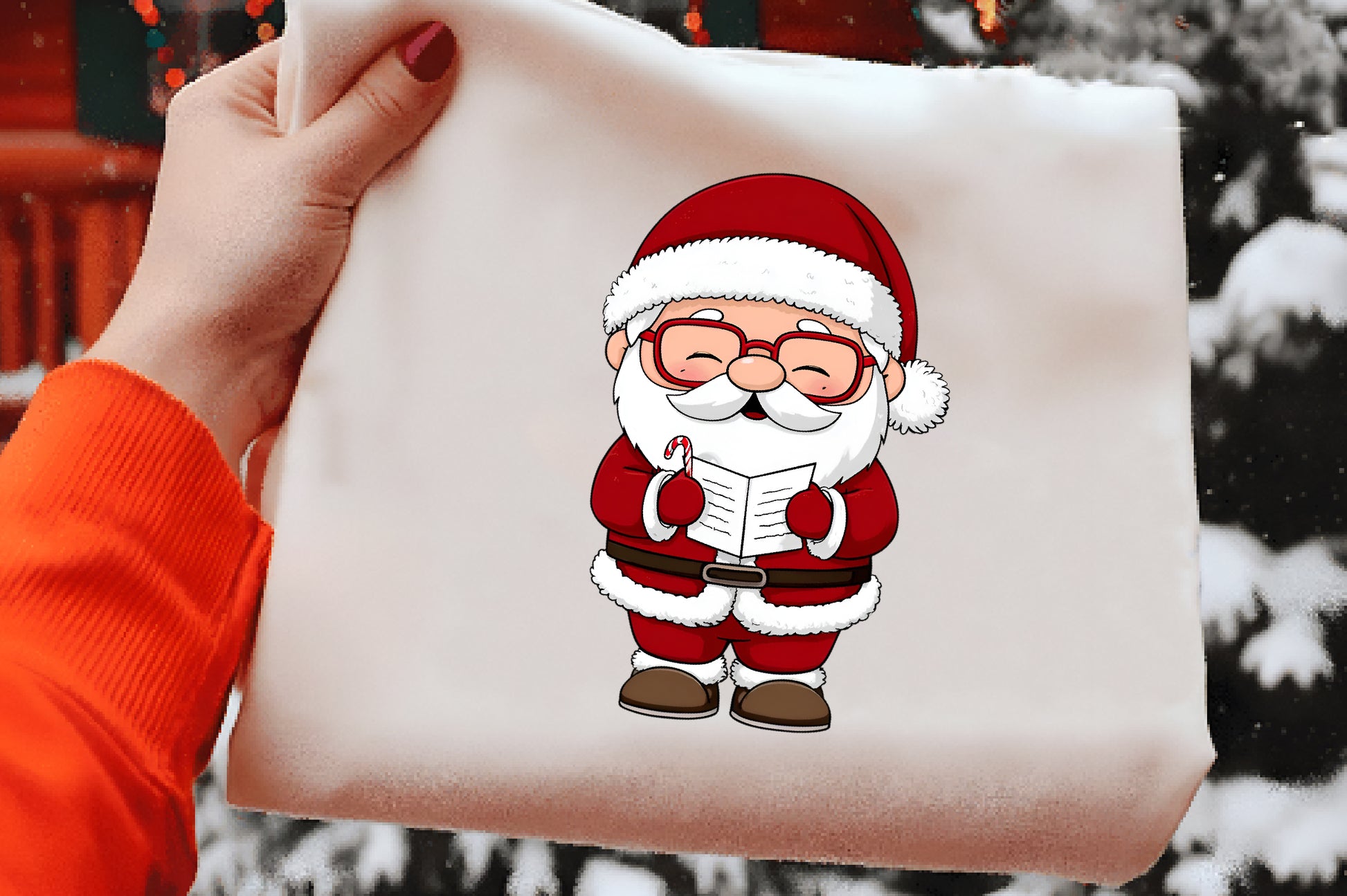 Cute Santa and Mrs Claus Clipart PNG