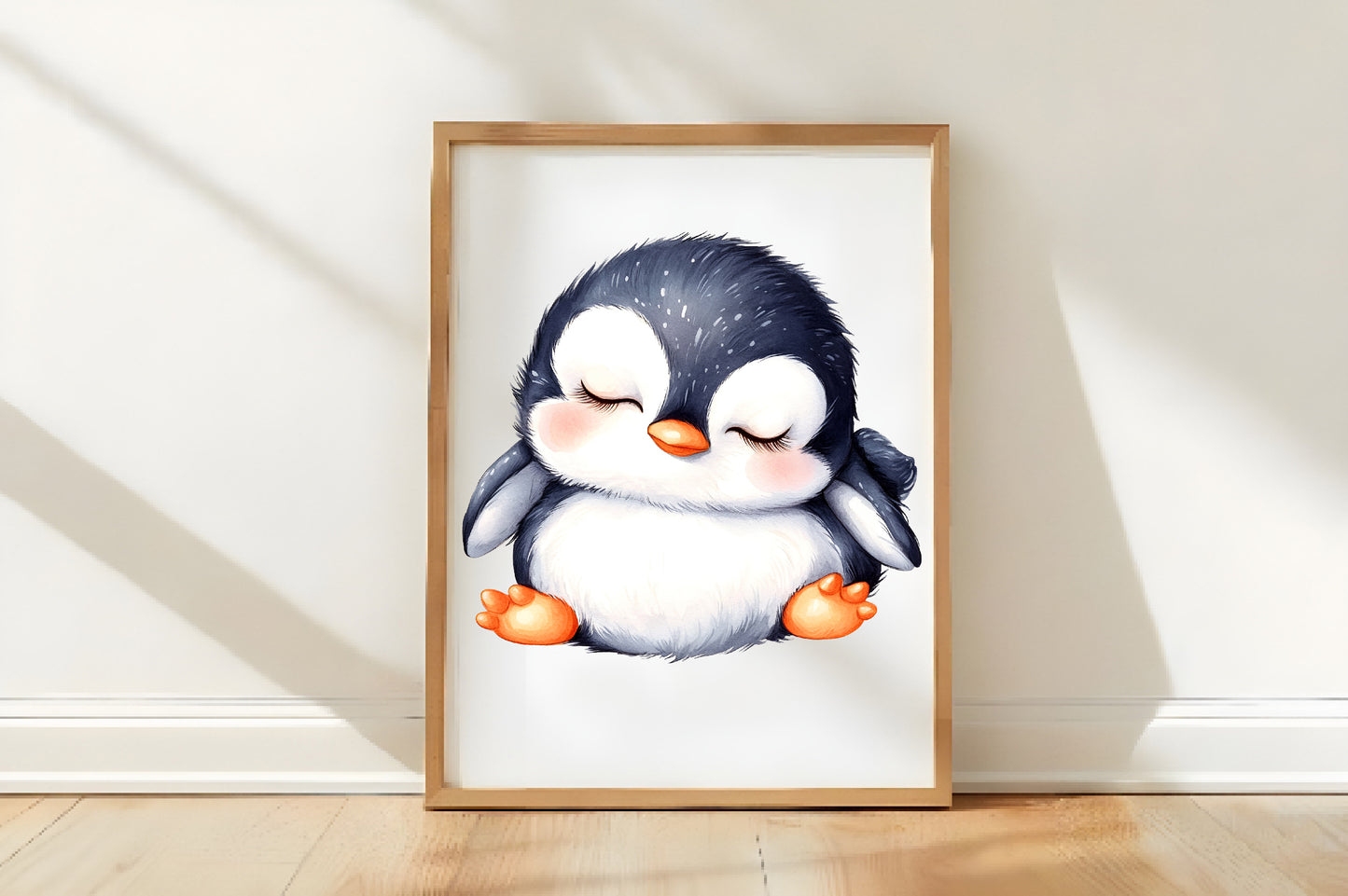 Cute Sleeping Animals Clipart PNG Bundle | Adorable Watercolor Sleeping Baby Animals