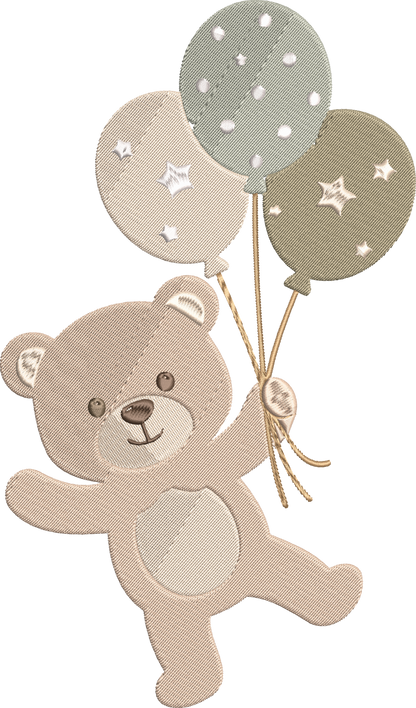 Teddy Bear Adventure Embroidery