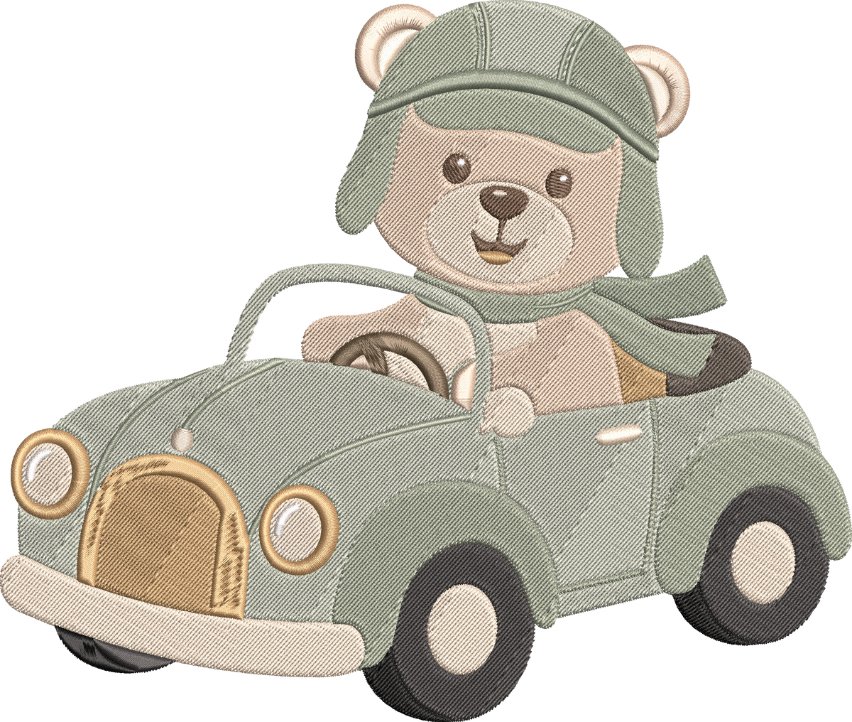 Teddy Bear Adventure Embroidery