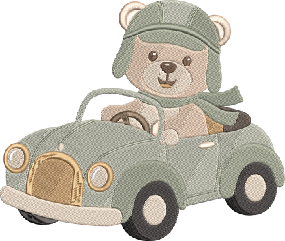 Teddy Bear Adventure Embroidery