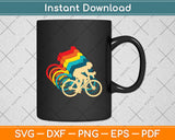 Cycling Vintage Retro Svg Digital Cutting File