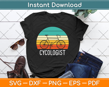 Cycologist Funny Vintage Cycling & Cyclist SVG Digital Cutting File