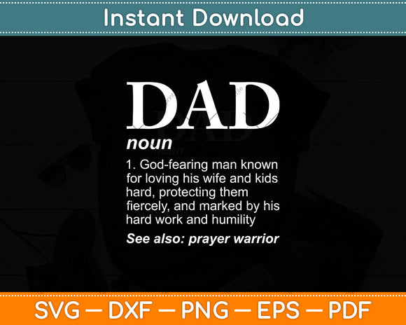 DAD Definition Father's Day Daddy Svg Digital Cutting File