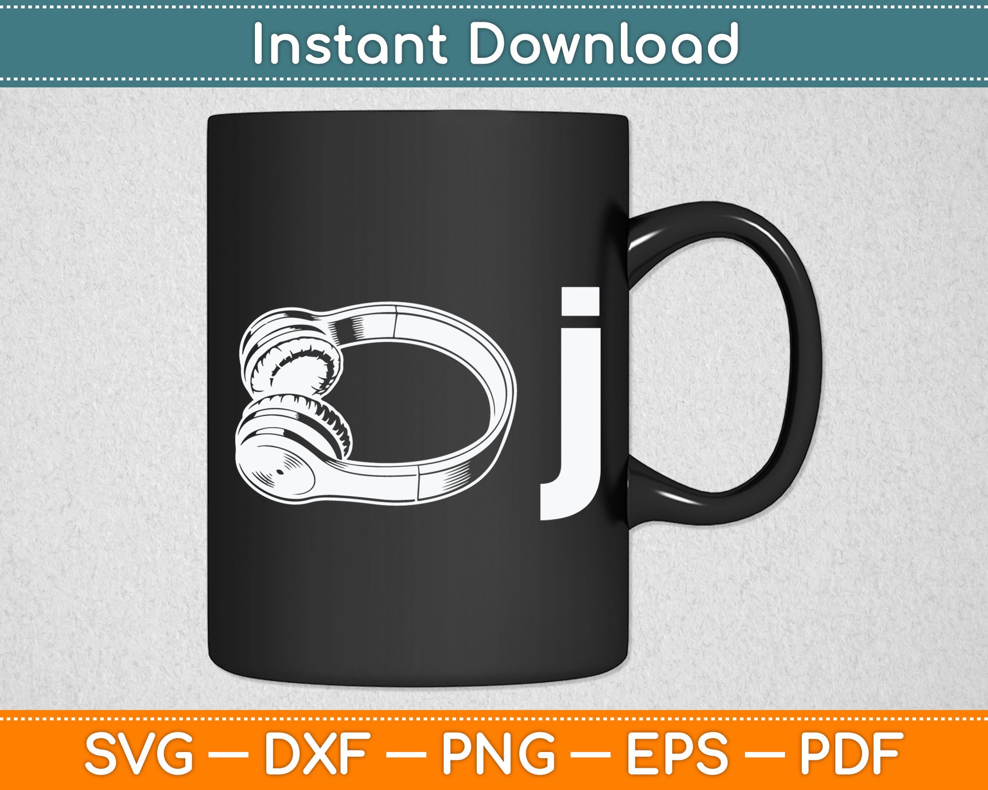 DJ Headphone I Heart Being A DJ Party Svg Digital Cutting File