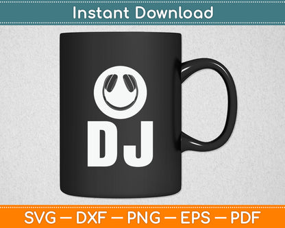 DJ Music Lover Music Player Svg Digital Cutting File