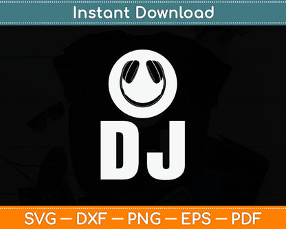DJ Music Lover Music Player Svg Digital Cutting File