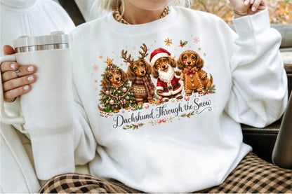 Dachshund Christmas PNG