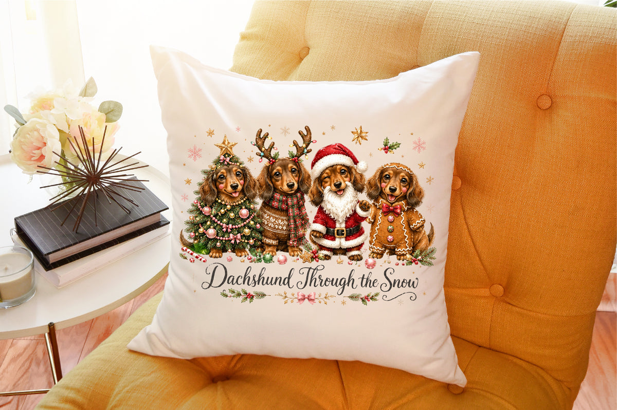 Dachshund Christmas PNG