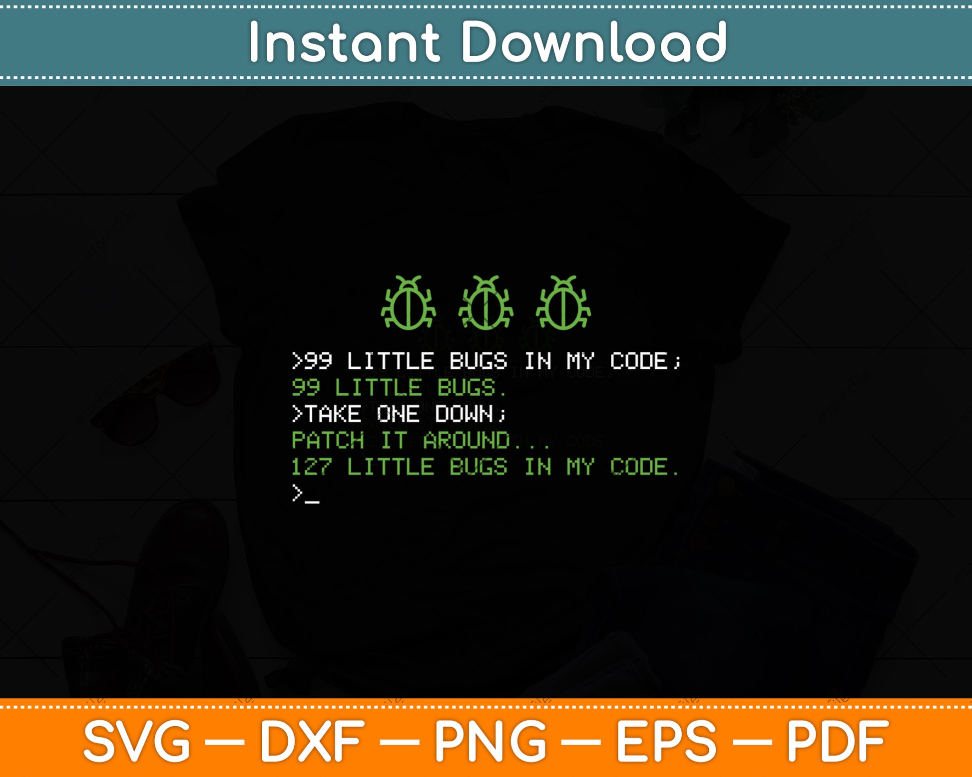Debugger Programmer Coding Hacker Computer Science Dev Funny Svg Cutting File