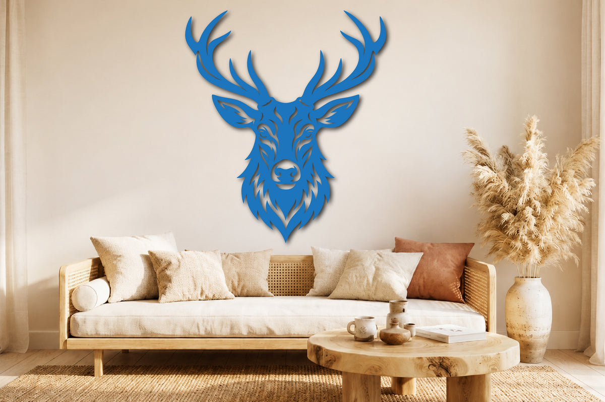 Deer Head Wall Art SVG